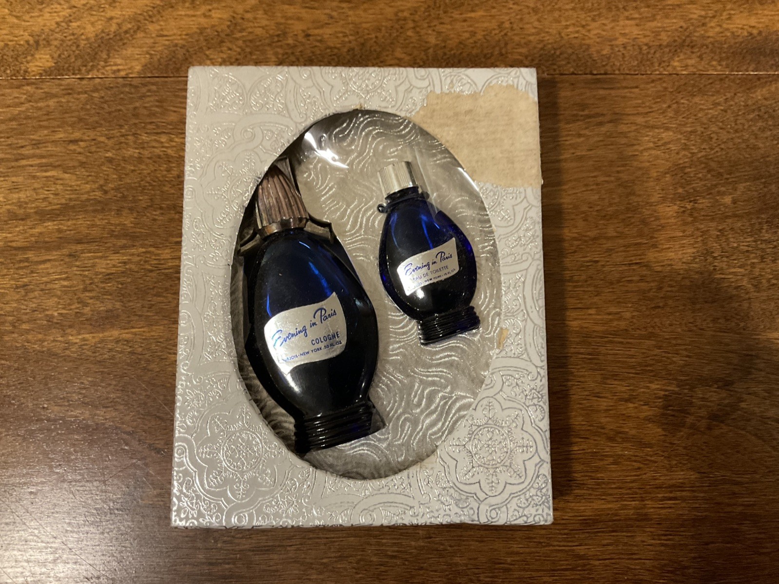 Vintage Bourjois Evening In Paris Set of Cologne & Eau de Toilette