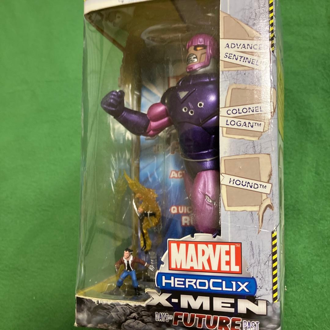 Marvel HEROCLIX X-MEN Action Pack 3 Figures Scenario Rules Map Toys