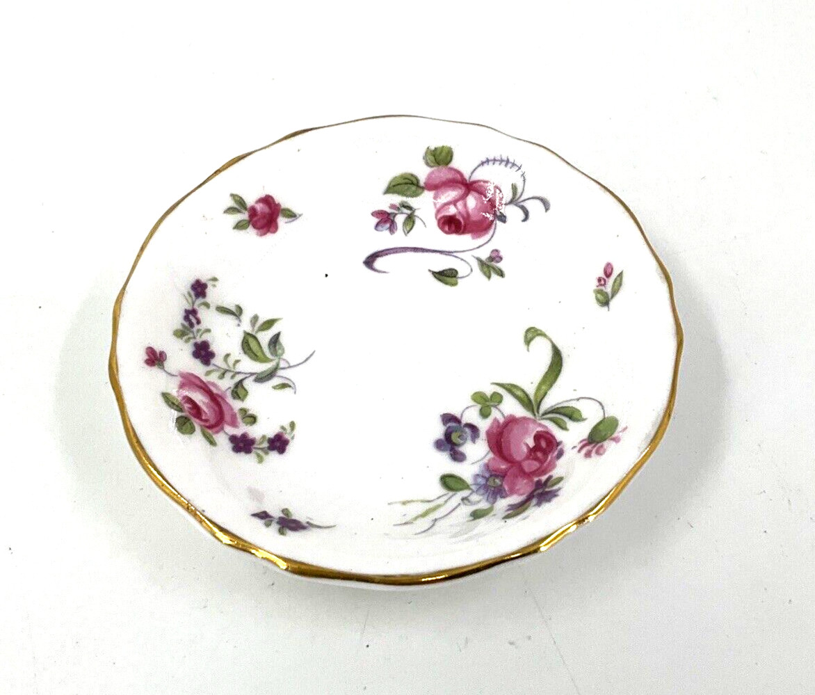 Vtg Royal Chelsea Floral BUTTER PAT Plate Single Replace Made in England China