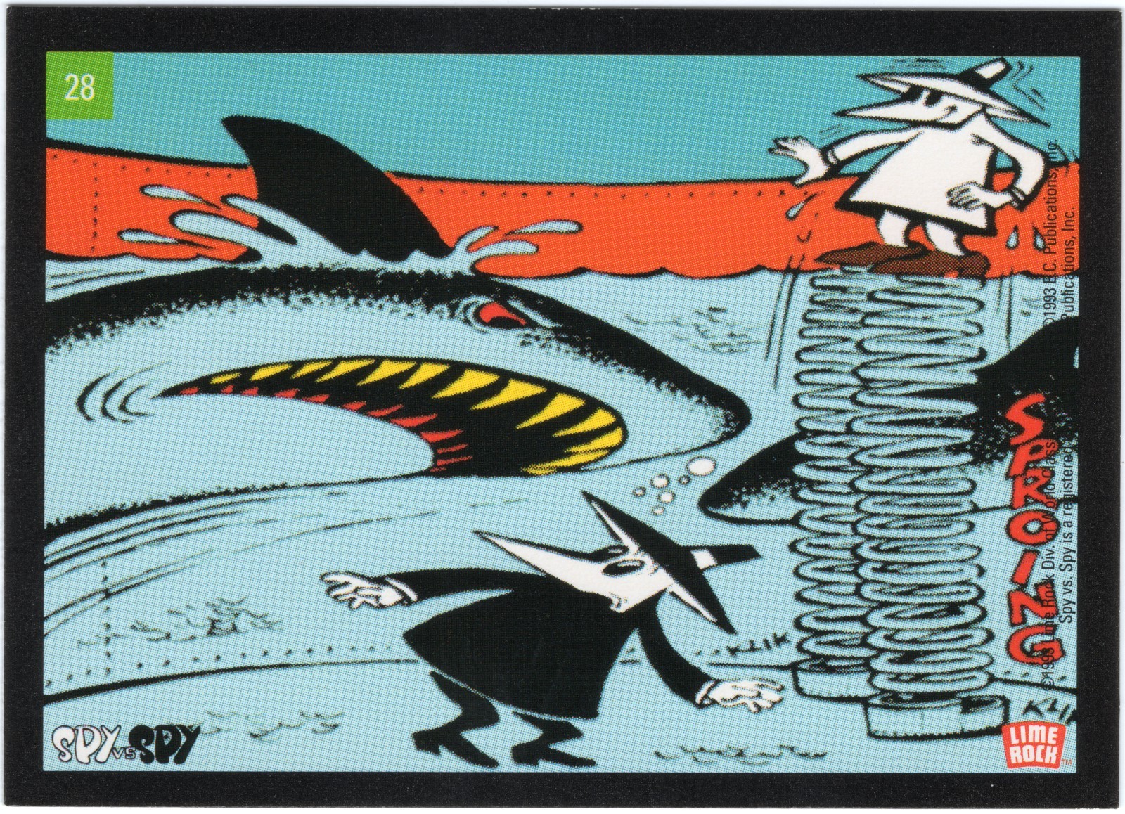 Spy vs. Spy #28b Single Card 1993 Lime Rock