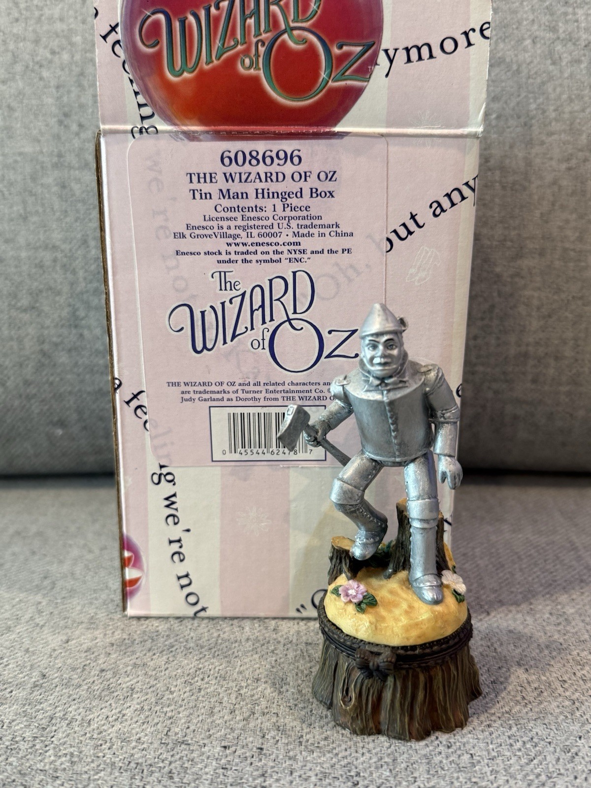 The Wizard Of Oz Tin Man Hinged Box Enesco
