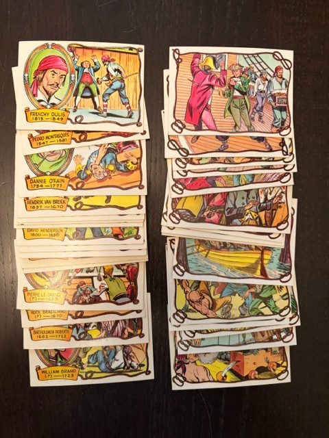 1961 Fleer Pirates Bold R730-4 Partial Set 34/66 EX-MT+