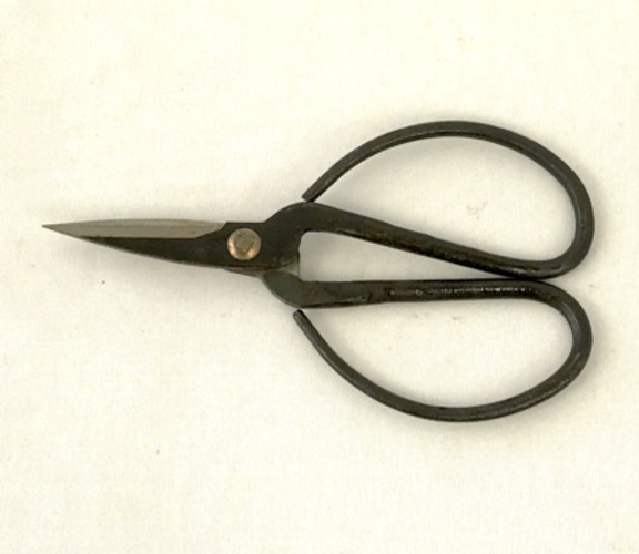 Small Rustic Pocket Scissors -Reenactment, Patch Cutter
