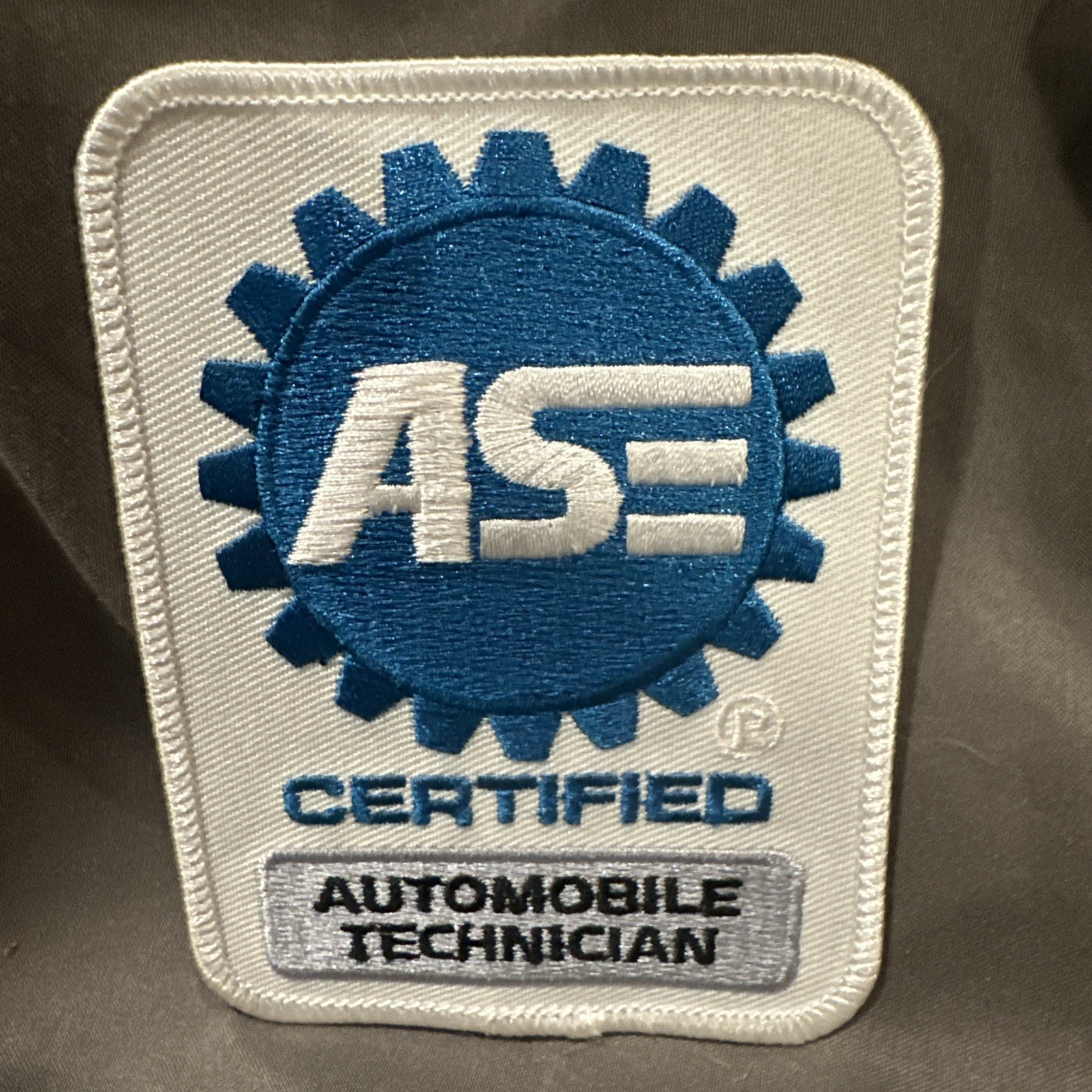 ASE Certified Automobile Technician Embroidered Patche