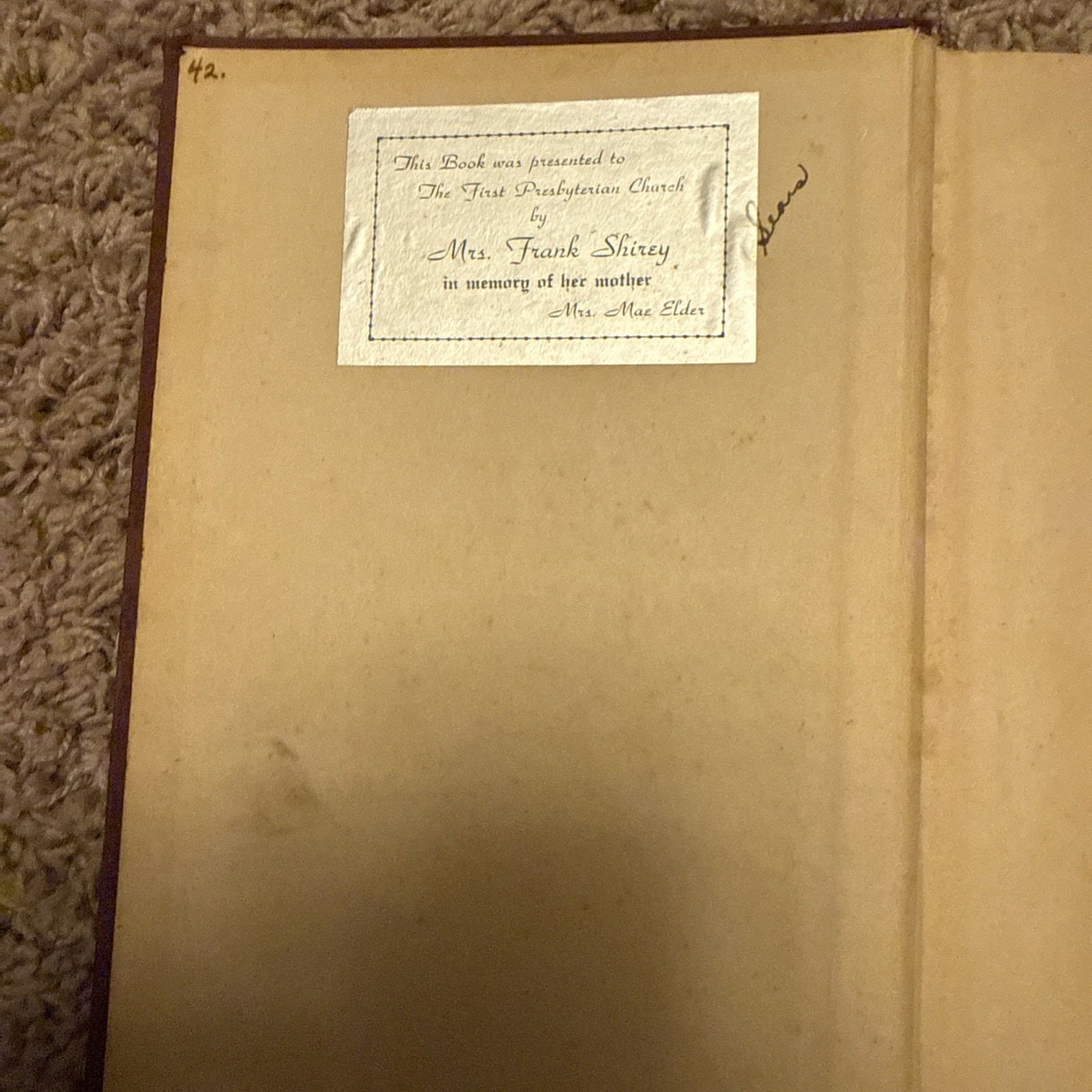 1941 Devotional Hymns Hope Publishing Hardcover Vintage Christian Church Hymnal