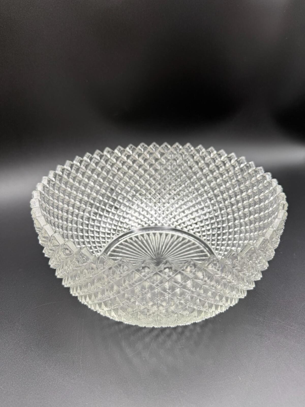 Anchor Hocking Miss America Bowl Diamond Pattern Depression Glass Anchor Hocking Miss America Bowl Diamond Pattern Depression Glass