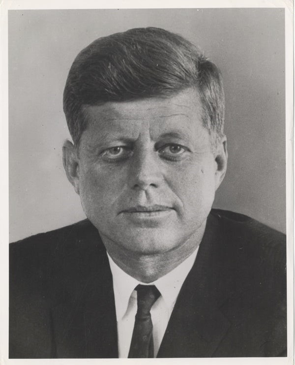 President John F. Kennedy JFK Original 8x10 Photo White House Portrait