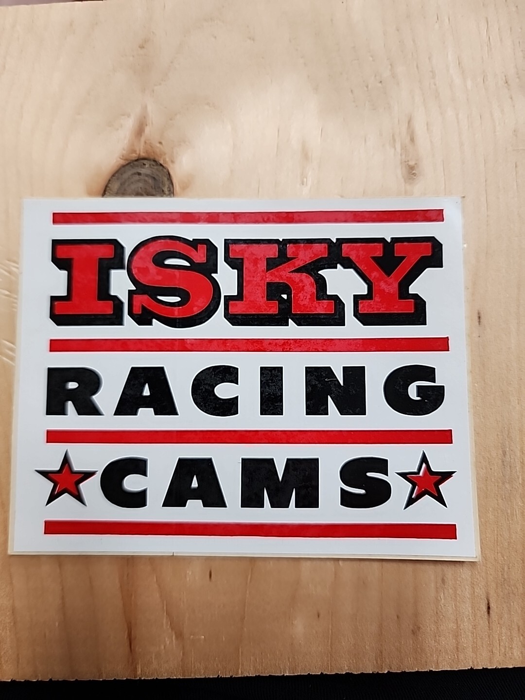 ISKY Racing Cams Decal Old Skool Vintage NHRA Drag IHRA Iskenderian 
