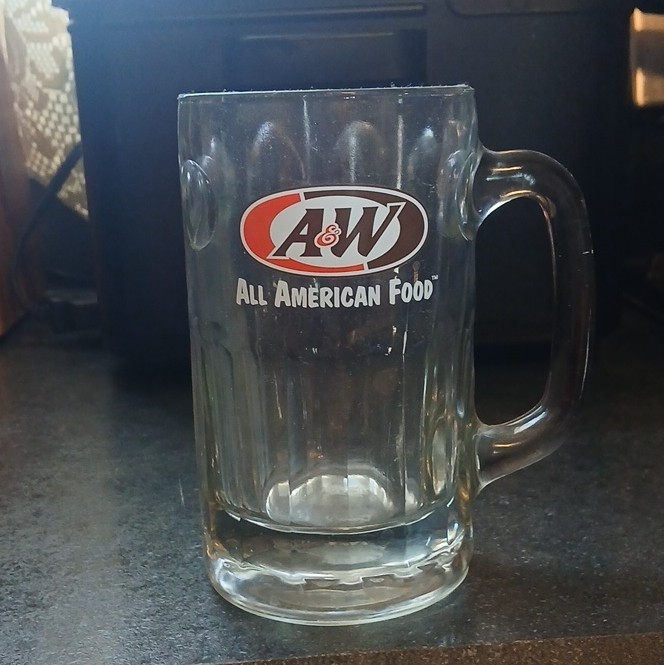 Vintage A&W Root Beer Mug All American Food  6\