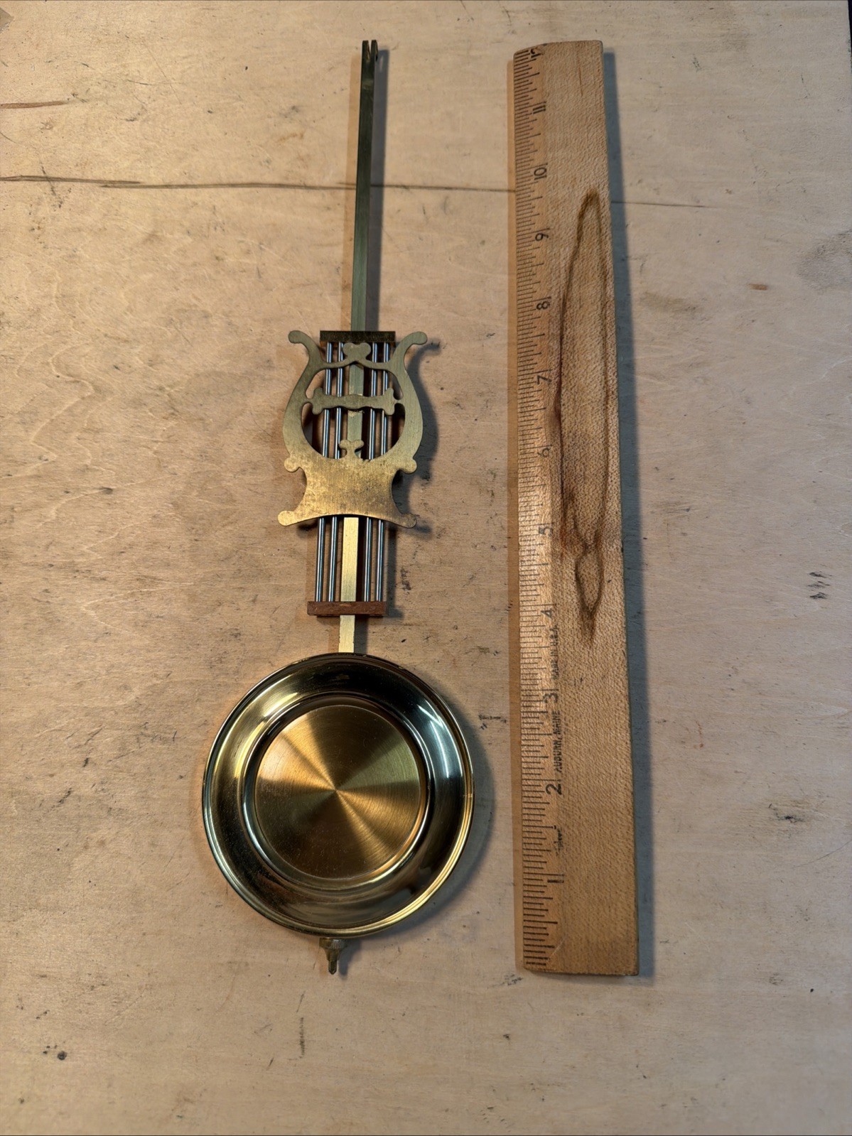 Vintage Haid Wall Winding Clock Pendulum PARTS REPAIR