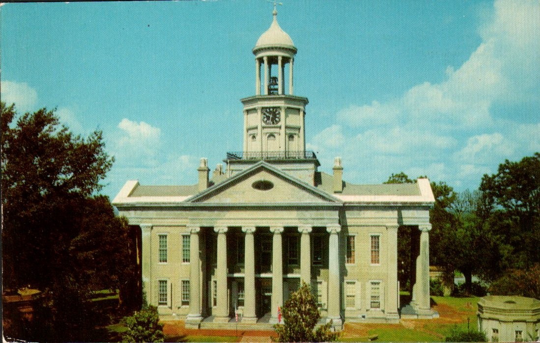 postcard Old Warren County Court House Vicksburg Mississippi A3958