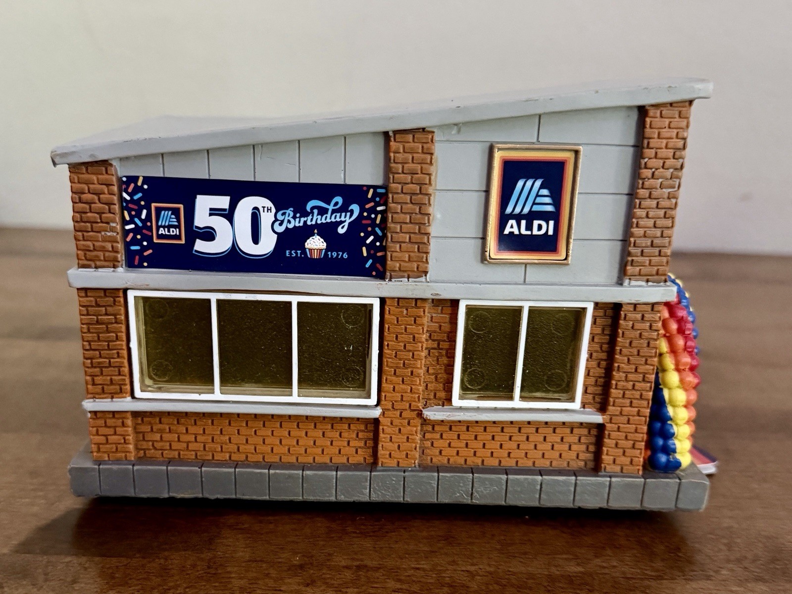 Aldi 50th Birthday Store Anniversary Ltd Edition Light Up Collectible Aldi’s NWT