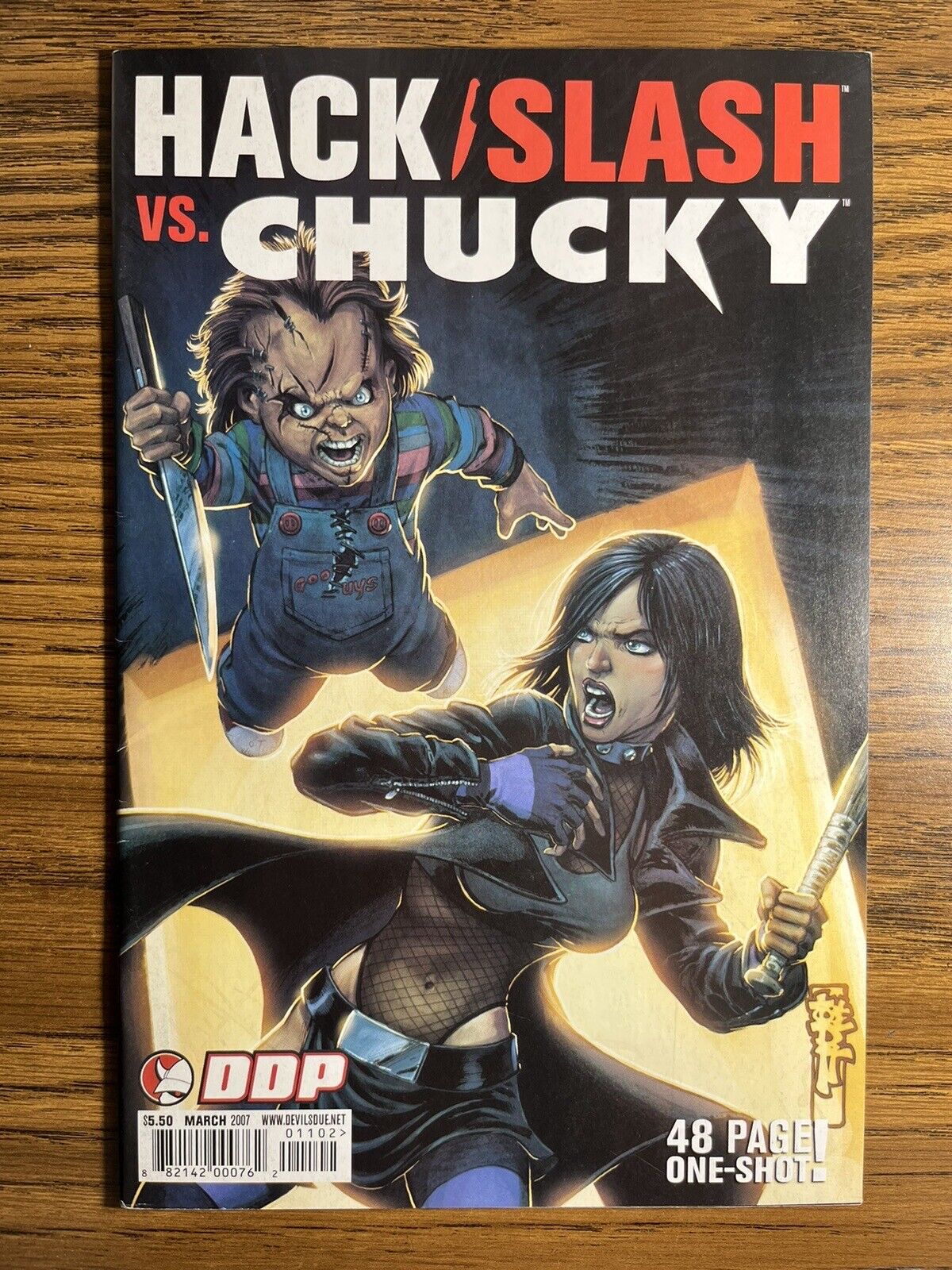 HACK / SLASH VS CHUCKY 1 TIM SEELY COVER DEVIL’S DUE PUBLISHING COMICS 2007