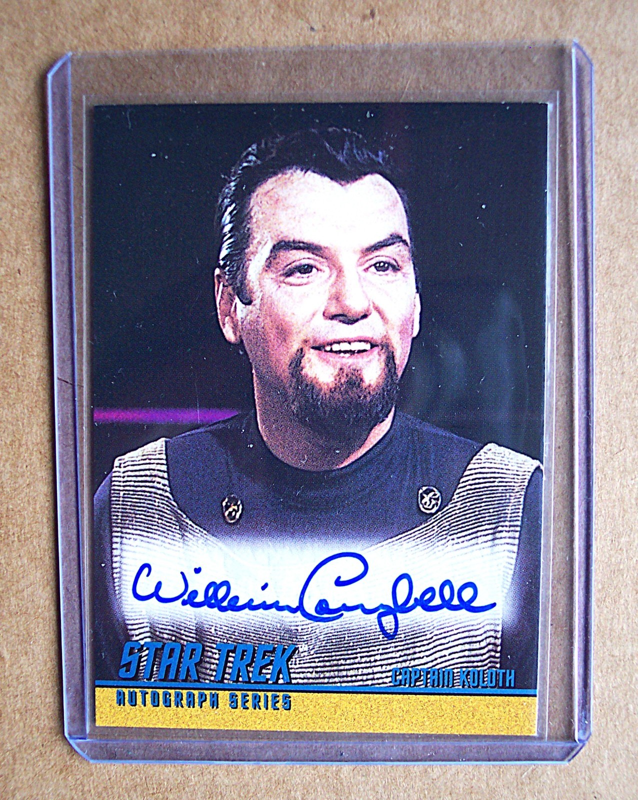 1998 Sky Box Star Trek TOS William Campbell A45  Autograph Card