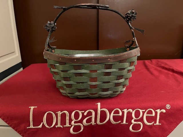 LONGABERGER COLLECTORS CLUB EVERGREEN BASKET SET