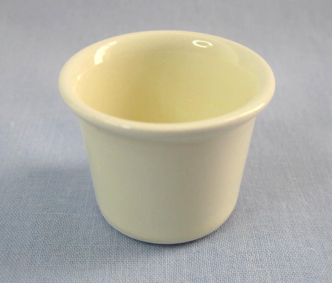 Cream Ceramic Inkwell insert Porcelain inkpot inkwell liner choice of 11 sizes 