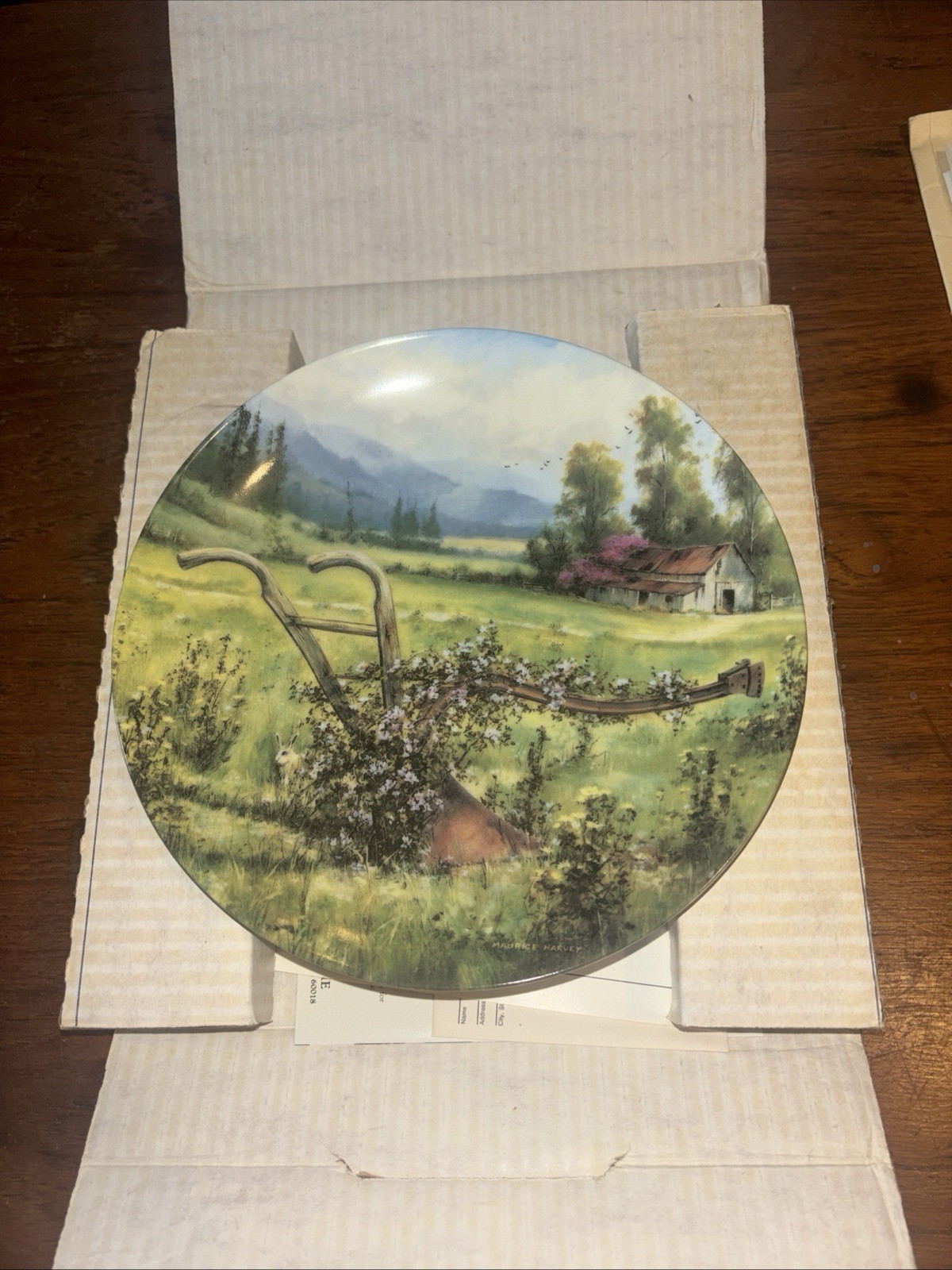 W.S. George Plate-7 The Forgotten Plow Country Nostalgia By Maurice Harvey
