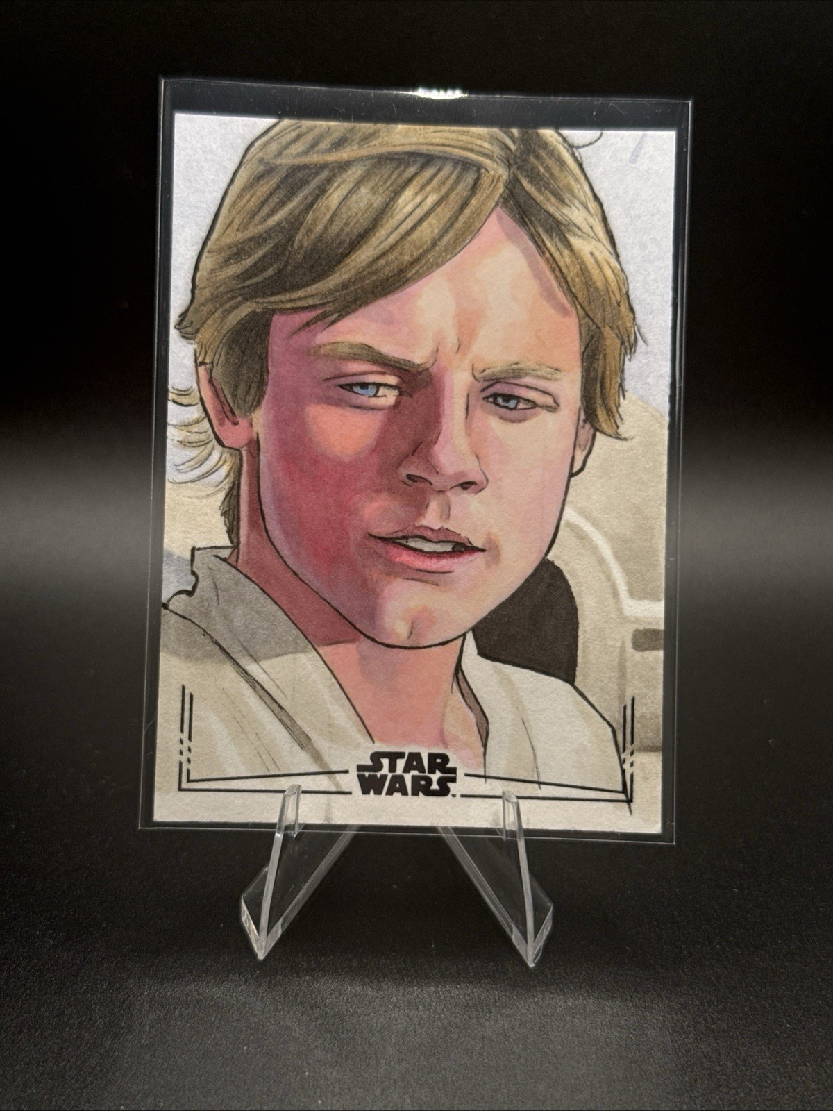 2026 Topps Chrome Star Wars 1/1 Sketch’s Of Luke Skywalker And Darth Sideous