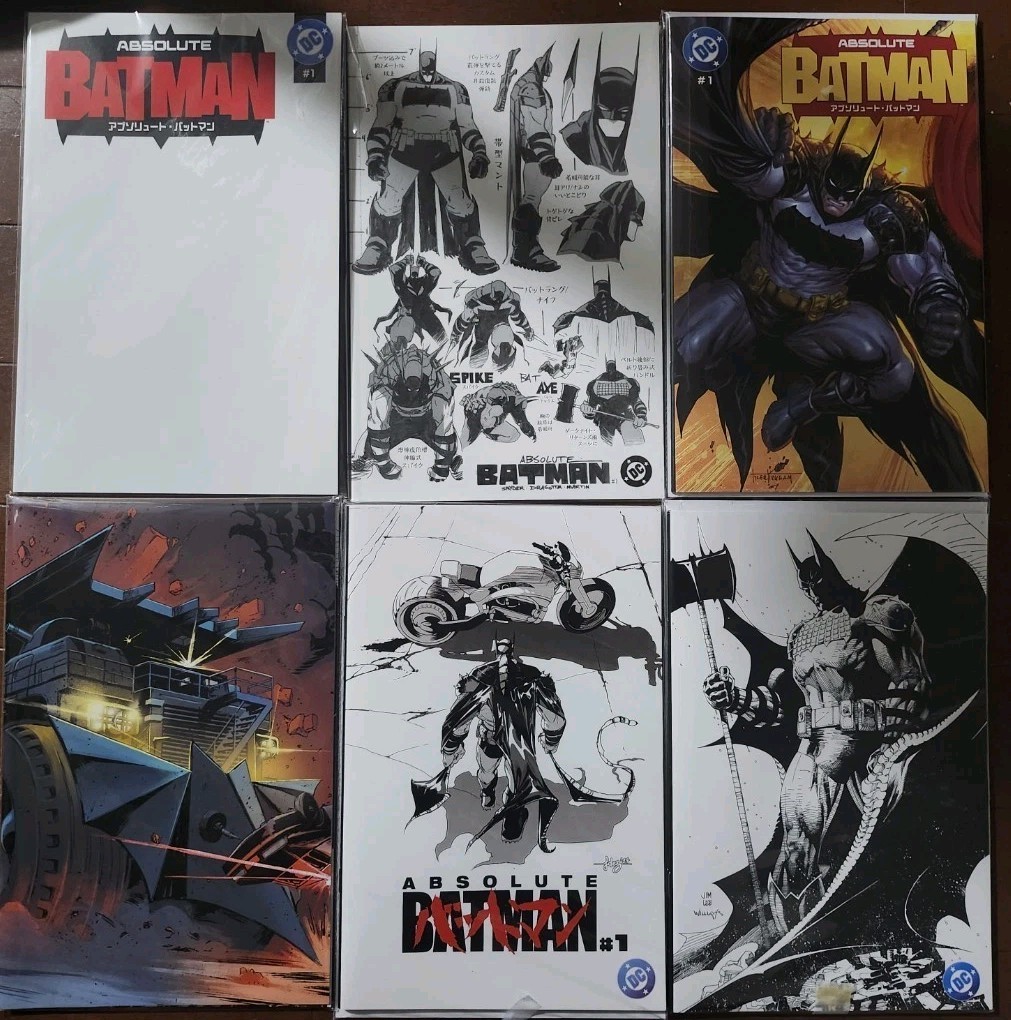 Absolute Batman #1 and #2 Six books Japanese Set