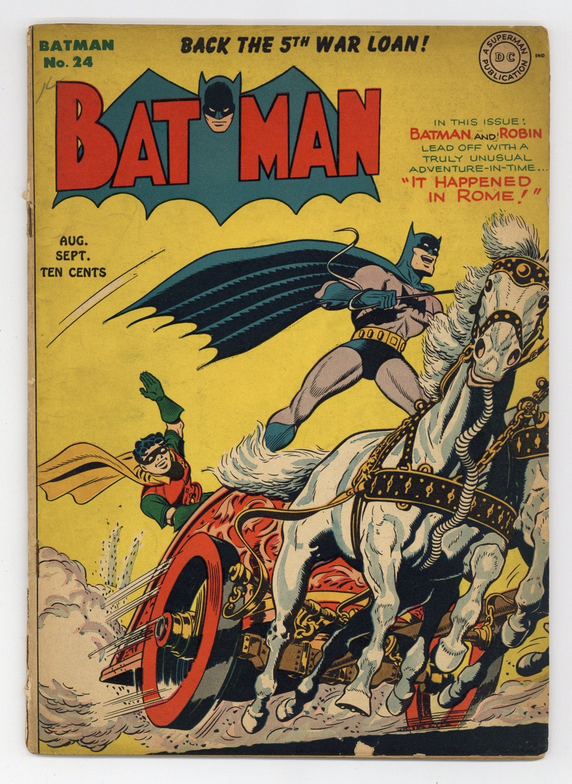 Batman #24 GD+ 2.5 1944
