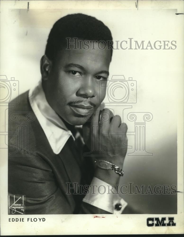 1969 Press Photo Eddie Floyd, singer and entertainer. - nox20367 1969 Press Photo Eddie Floyd, singer and entertainer. - nox20367
