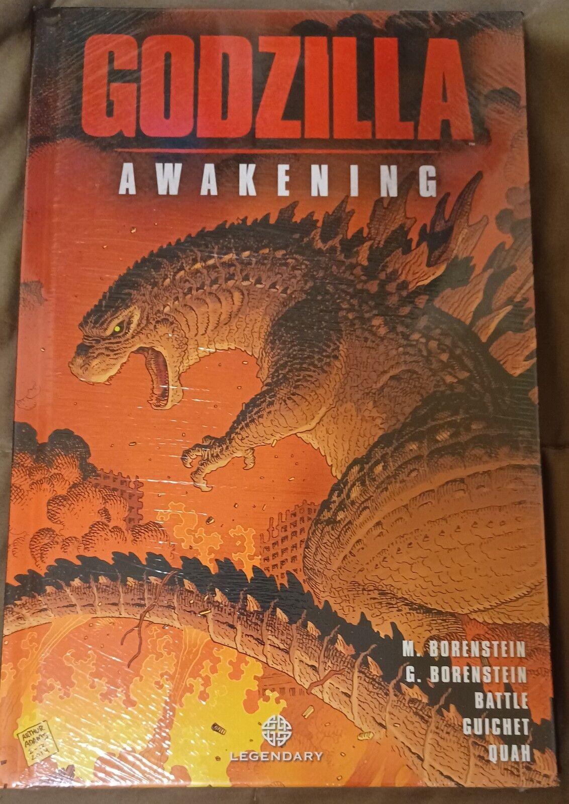 1st Print Godzilla Awakening by Greg Borenstein & Max Borenstein 2014 Hardcover