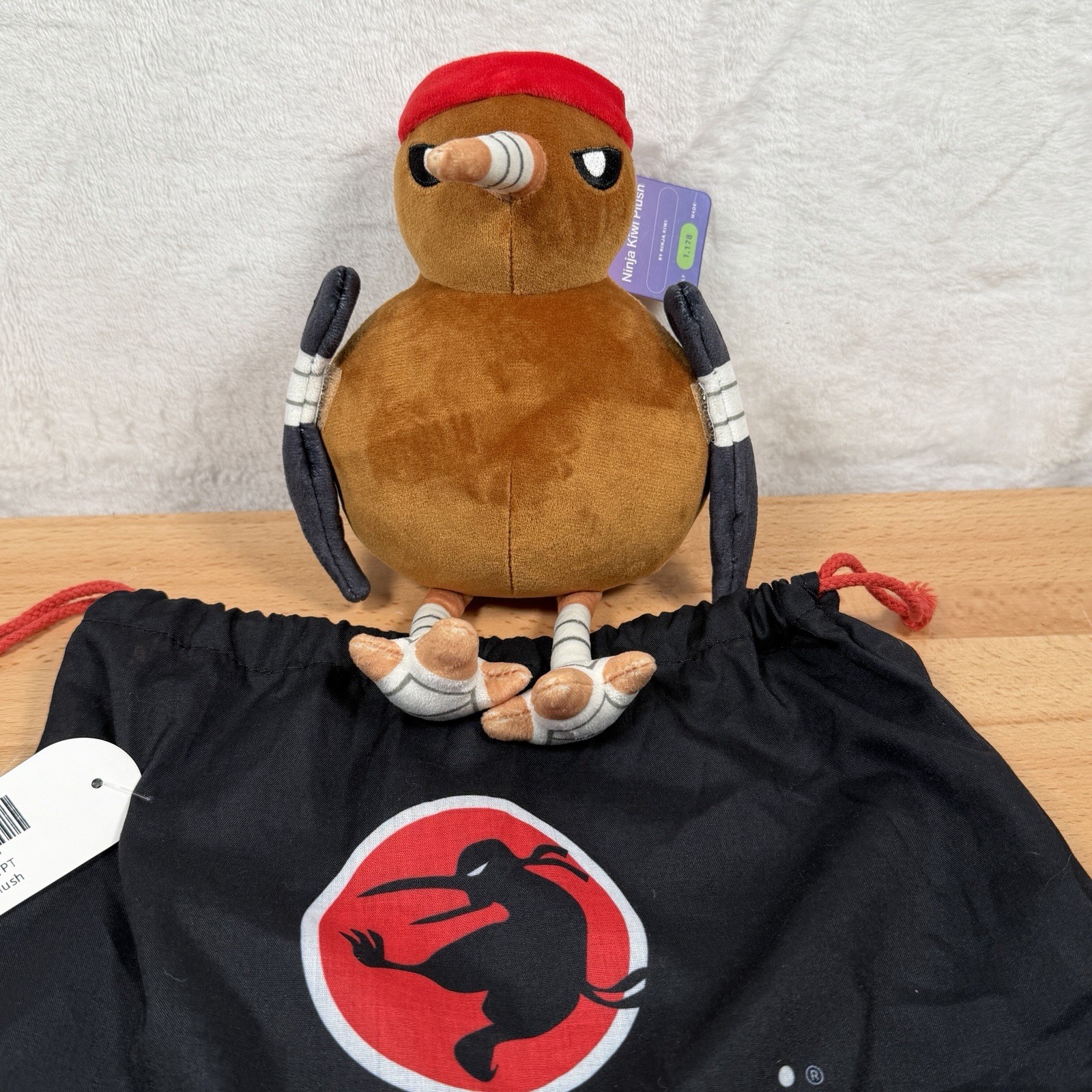 Makeship Ninja Kiwi Mascot Bloons TD Plush Plushie - Only 1178 Made Makeship Ninja Kiwi Mascot Bloons TD Plush Plushie - Only 1178 Made