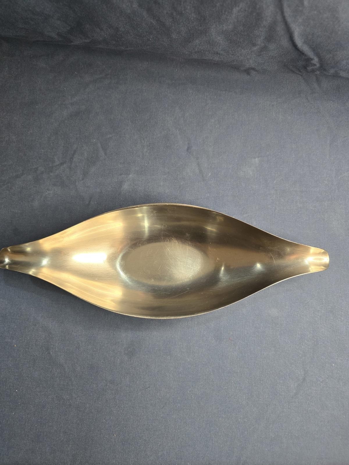 Vintage Mid Century Cromagnon Stainless Steel Bowl, by Gunter Kupetz for WMF