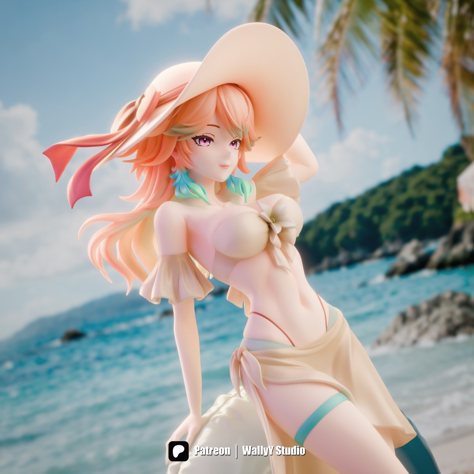 1:8 Takanashi Kiara Hololive Fan Art UNPAINTED High Quality Garage Kit