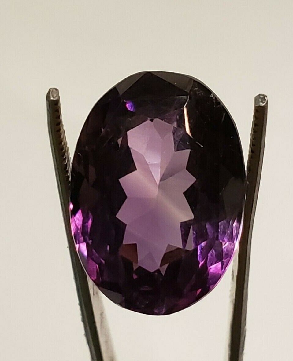 100% Natural very beautiful Oval shaped Amethyst.