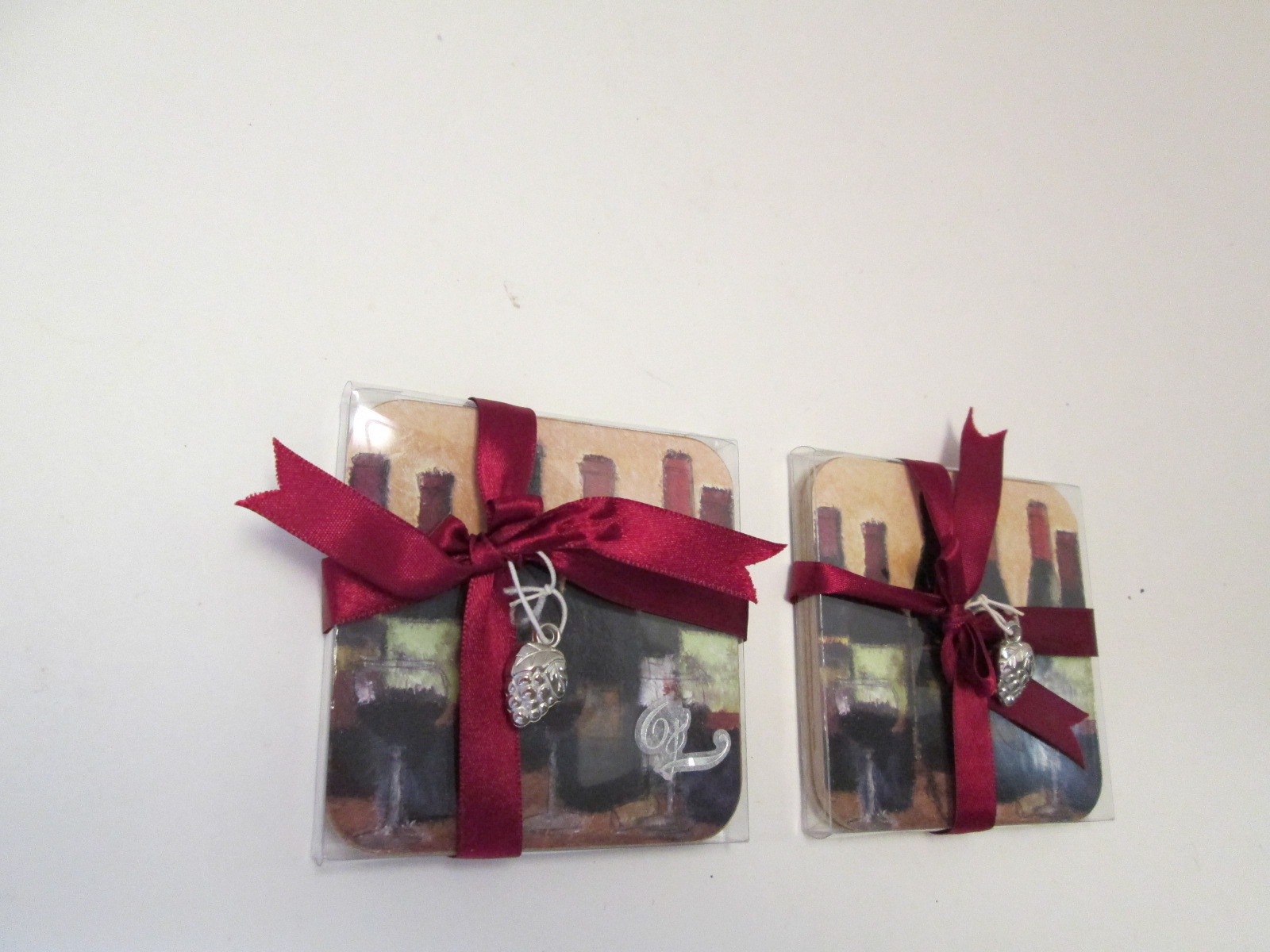 Wine Motif Coasters by Kate Aspen, Set of 4, NIB