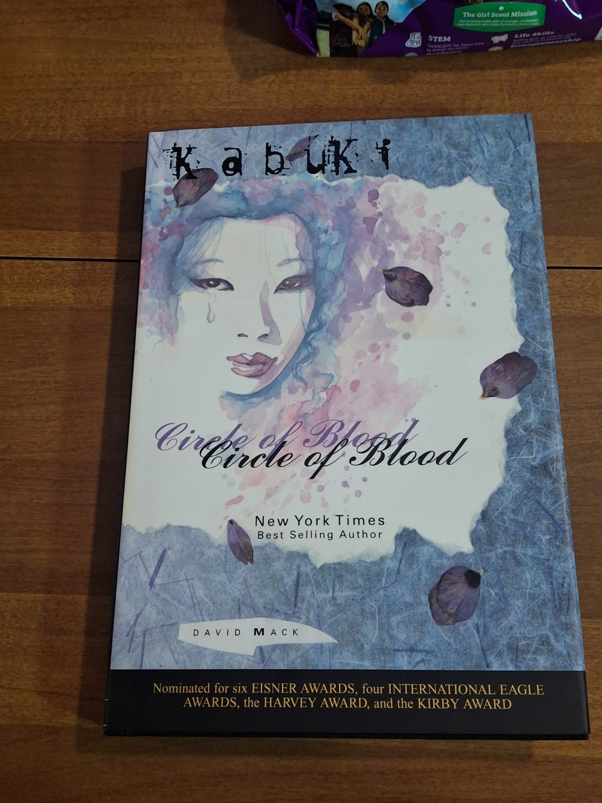 KABUKI CIRCLE OF BLOOD HC LIMITED ED SIGN & REMARKED BY MACK #196/500