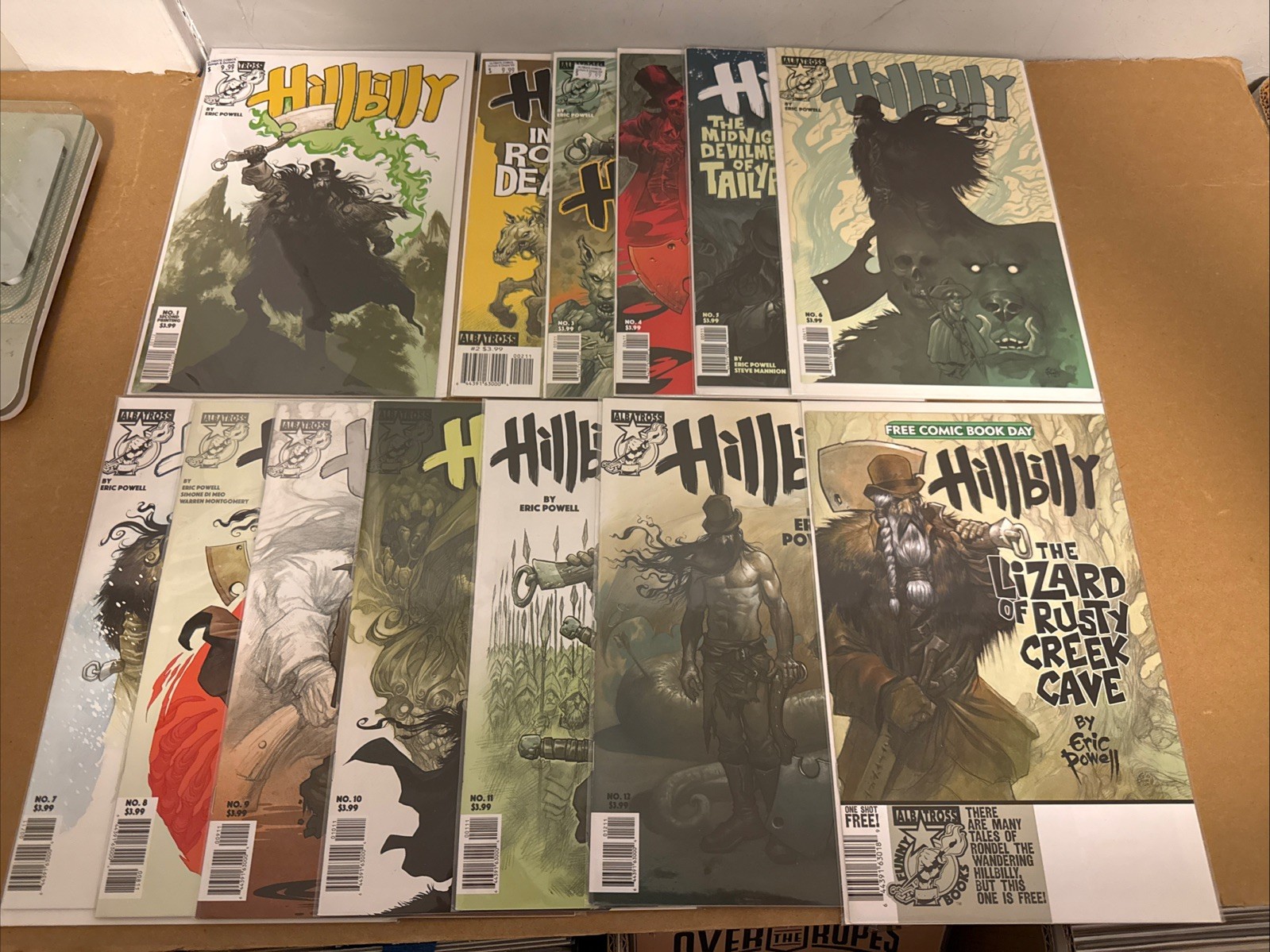 HILLBILLY FCBD 1-12 1 Is 2nd  Print Eric Powell Albatross Comics 2016 Lot Of 13