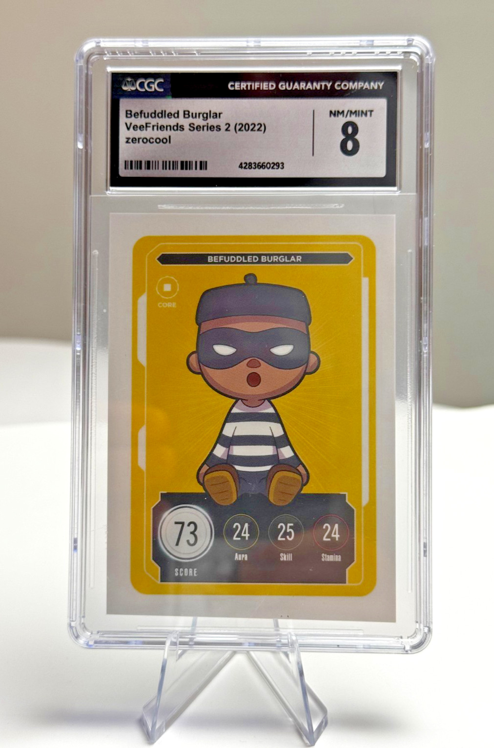 Befuddled Burglar CGC 8 Veefriends Series 2 TCG Vee Friends Zerocool