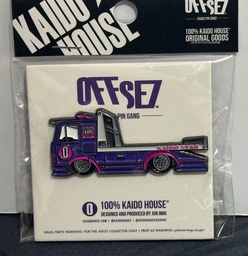 2026 Kaido House Offset Pin Flatbed Truck Purple Sub Pin Drop Exclusive OFFSE7