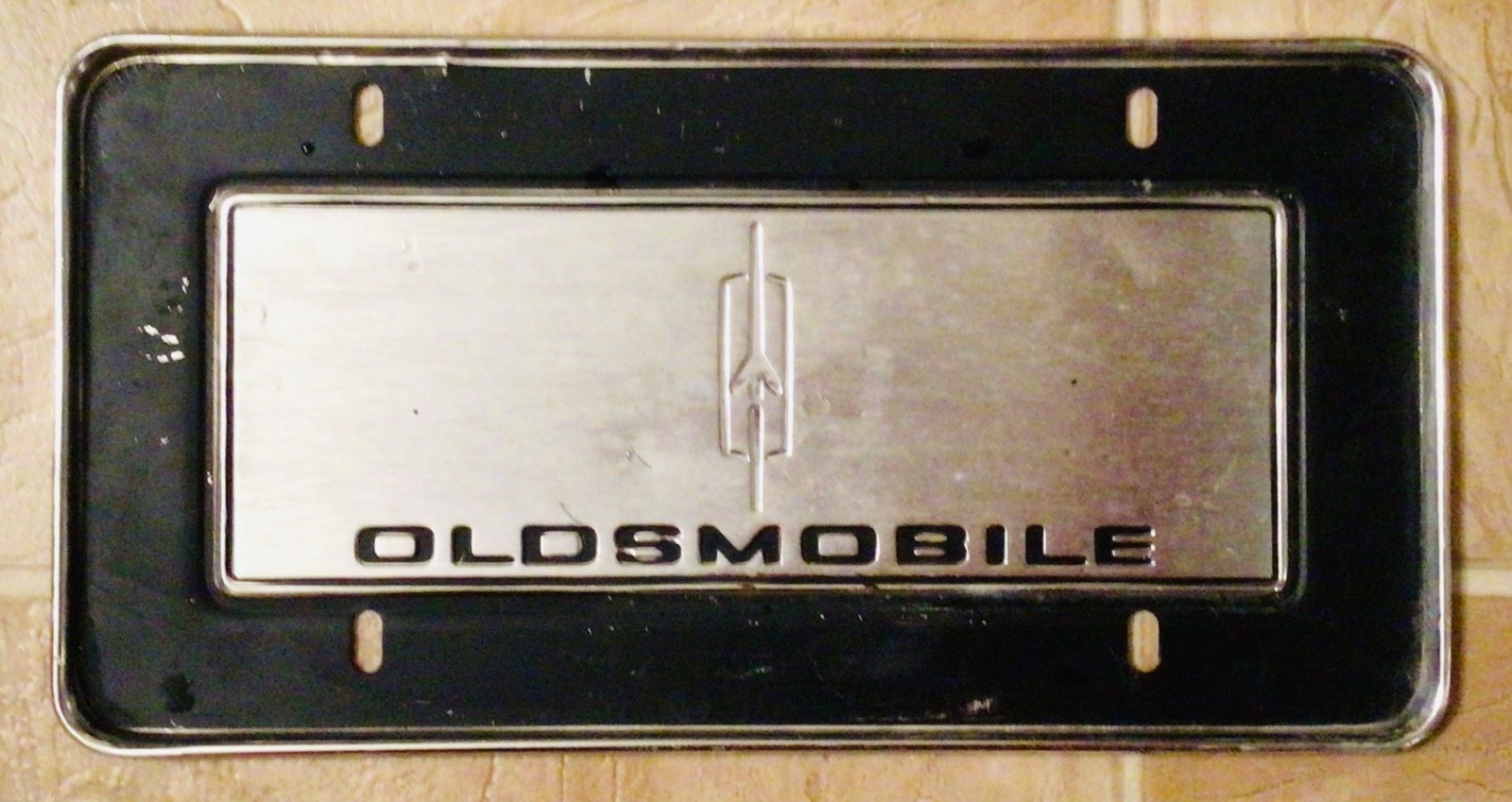Booster license plate - General Motors Oldsmobile Dealer Promotion 442