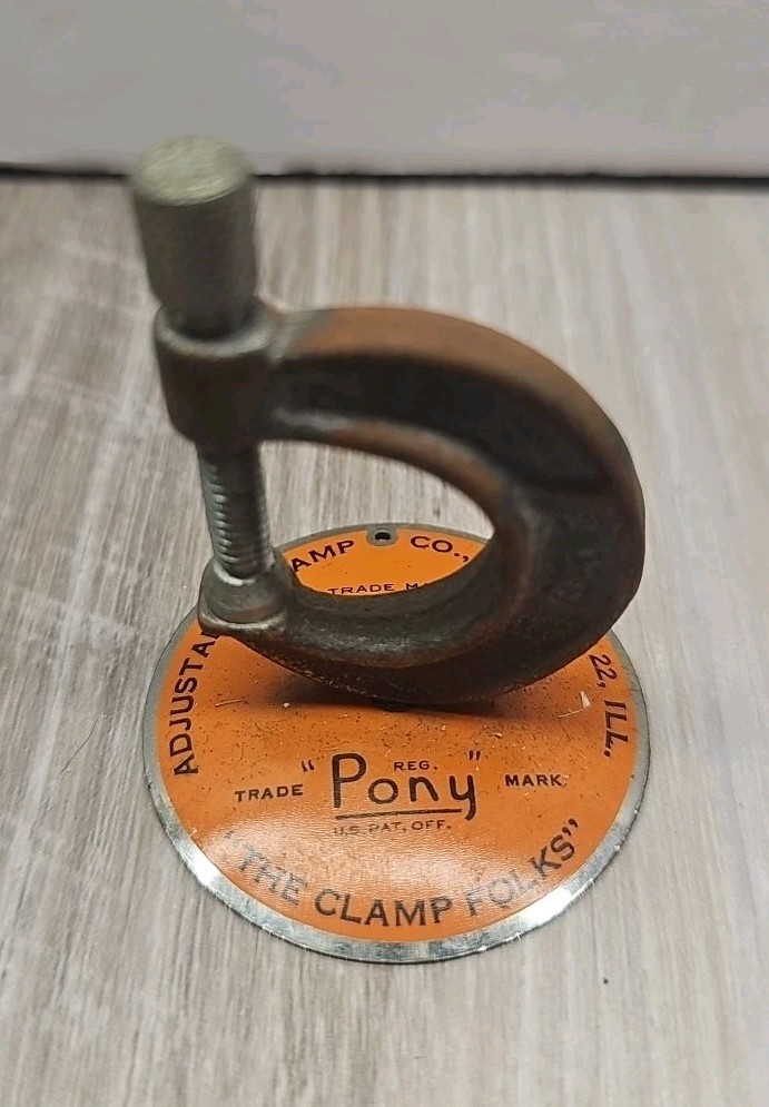 Jorgensen Pony Clamp Advertising Paperweight