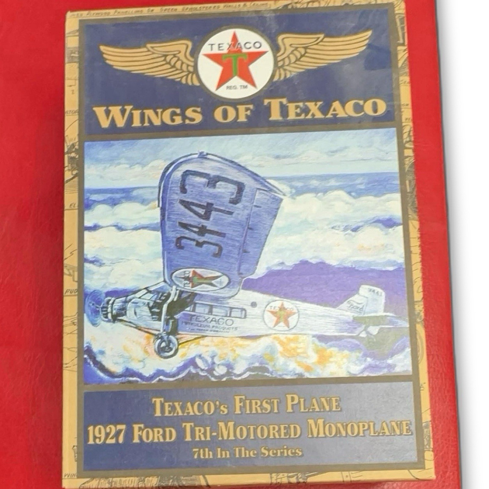 ERTL Wings of Texaco 1927 Ford Tri-Motored Monoplane 7th In Series 36910 Diecast