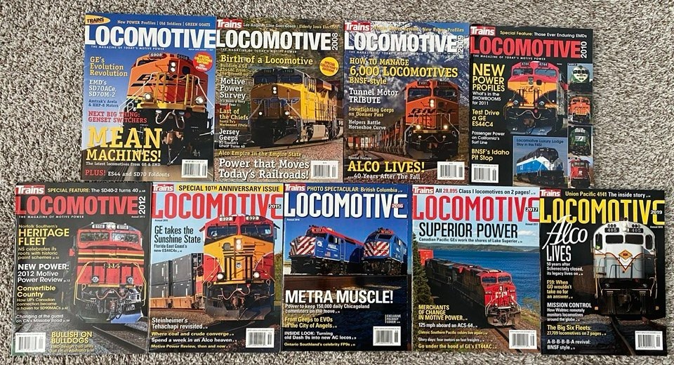 Books/Magazines: Trains Locomotive Special Issues