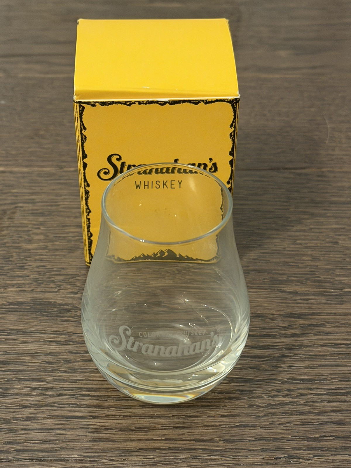 Rocky Mountain STRANAHAN’S Single Malt Whiskey-Tasting Glass-Logo Etched 3\