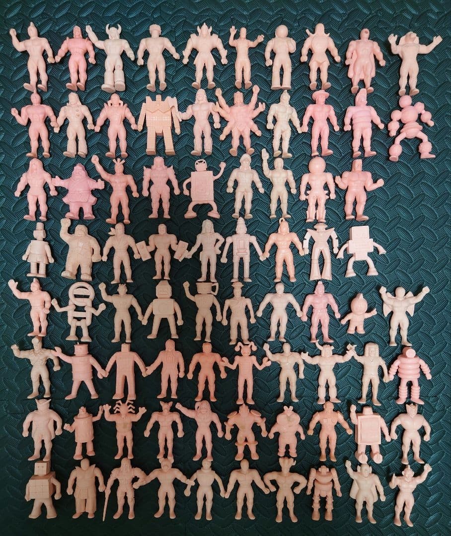Kinnikuman Complete Set Lot 1-8 Kinkeshi Figures Bandai