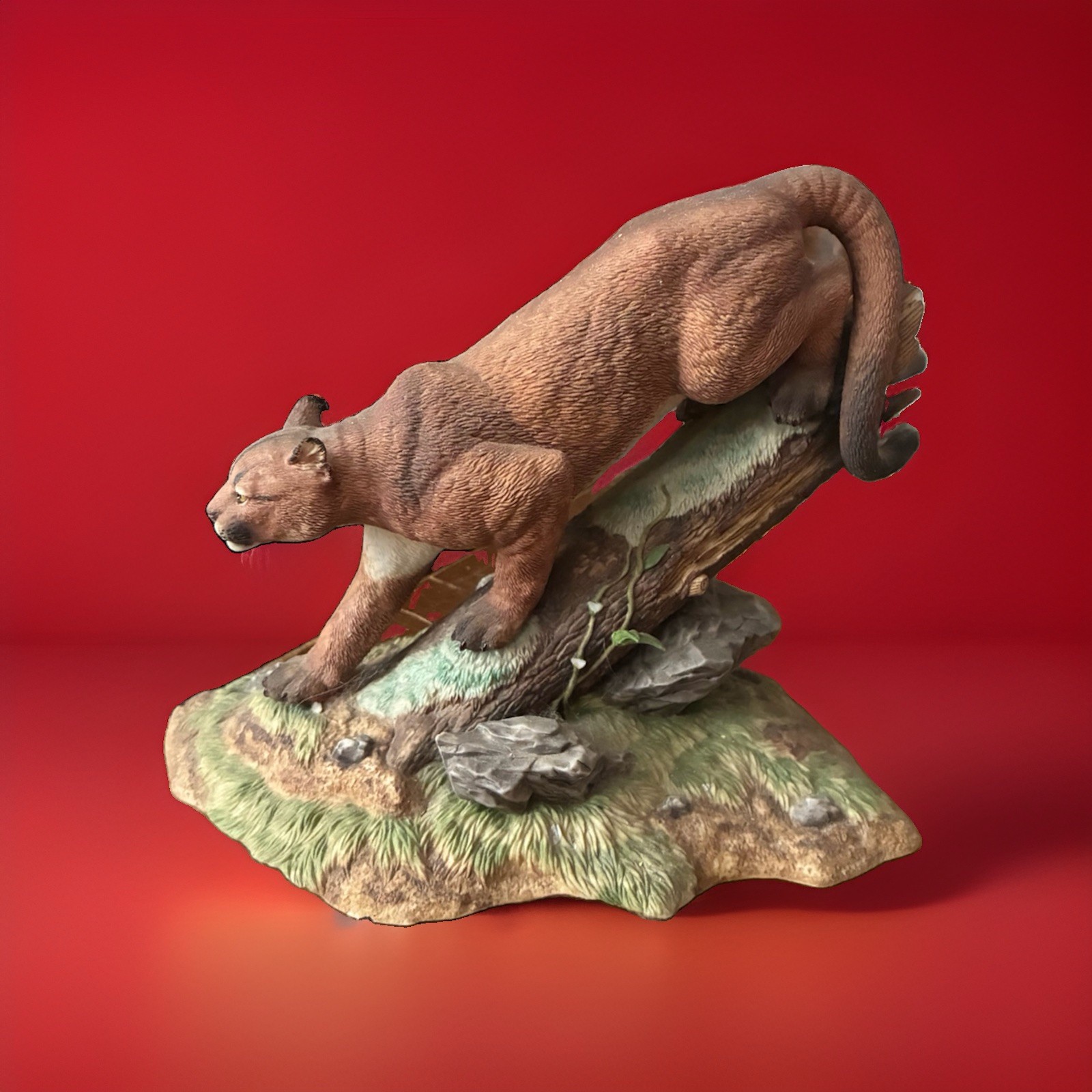 Lenox South America PUMA Wildlife of the Seven Continents Porcelain Figurine