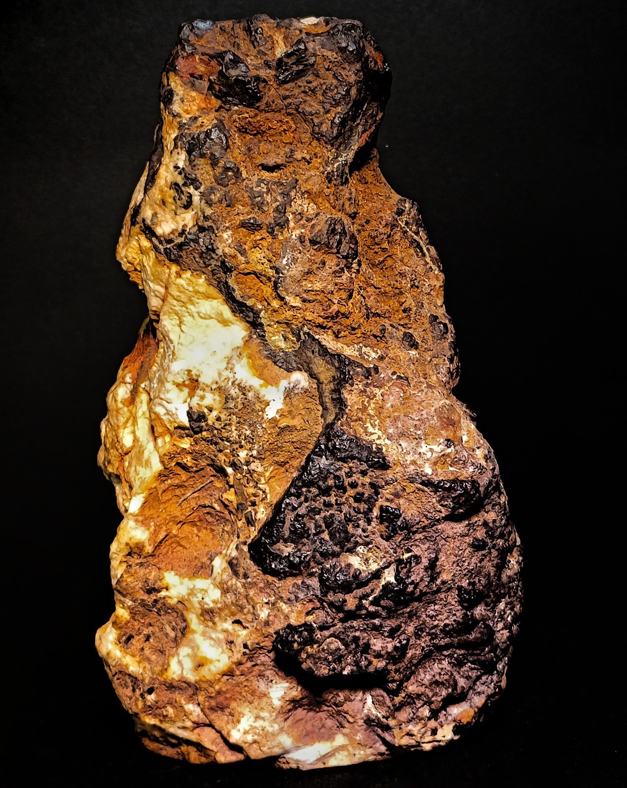 Massive 5lb 13oz Barite & Hematite Specimen - Peabody Mine MO