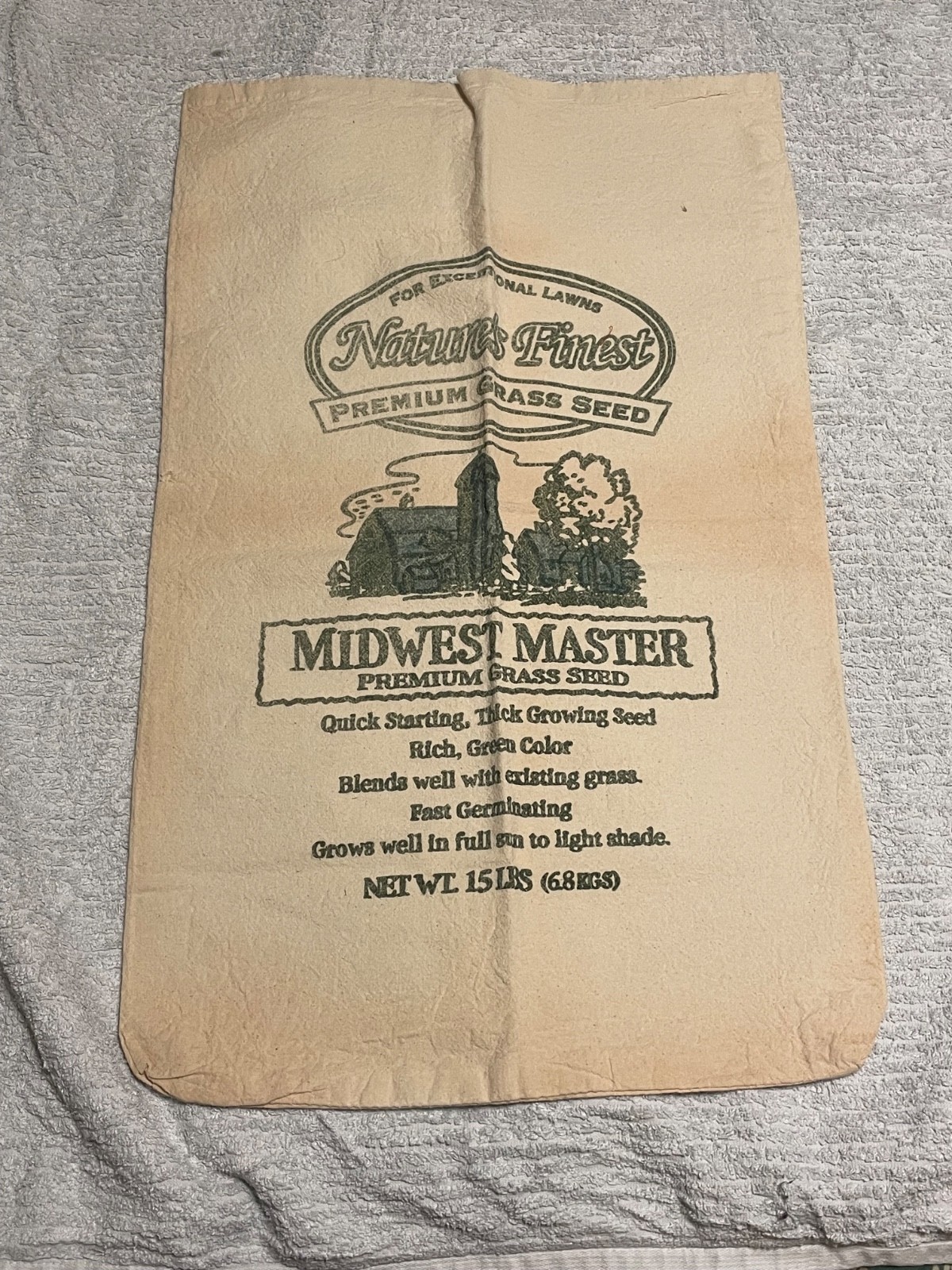 VTG Nature\'s Finest Lawn -Midwest Master Seed Bag (Read)