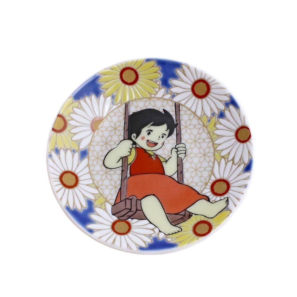 Heidi Kutani Ware Plate Made in Japan Swing Hokuriku Traditional Craft Heidi Gir