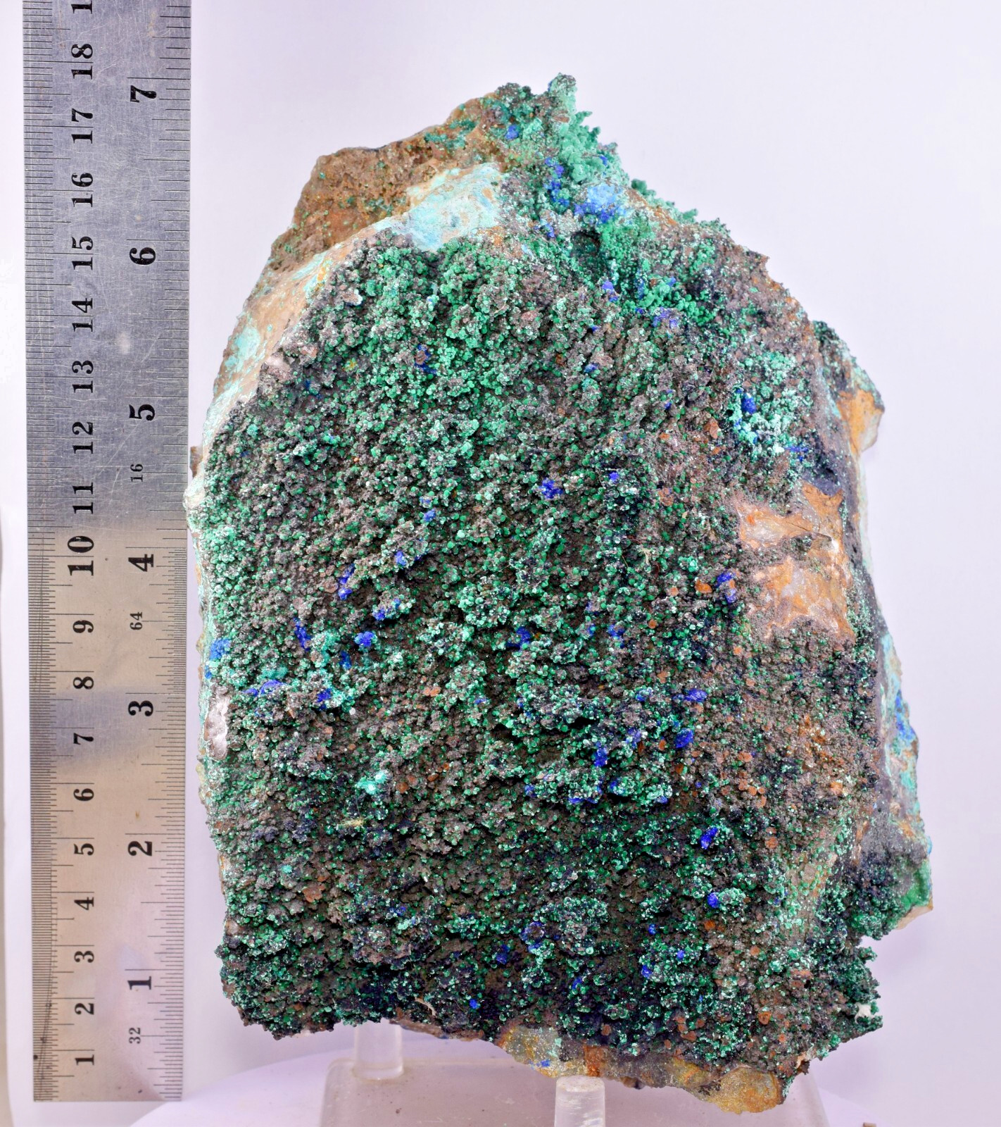 16cms GEM BROCHANTITE ATACAMITE LINARITE CHRYSOCOLLA CHILE Z43
