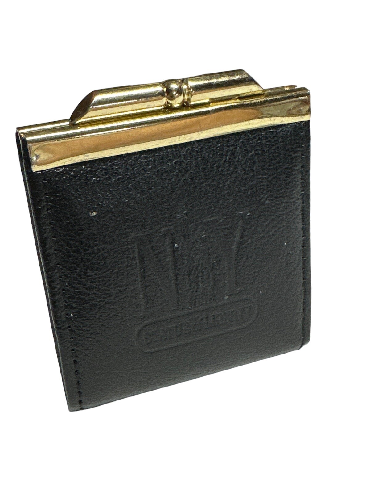 Vintage New York NY Statue Of Liberty Coin Change Pouch - Black 