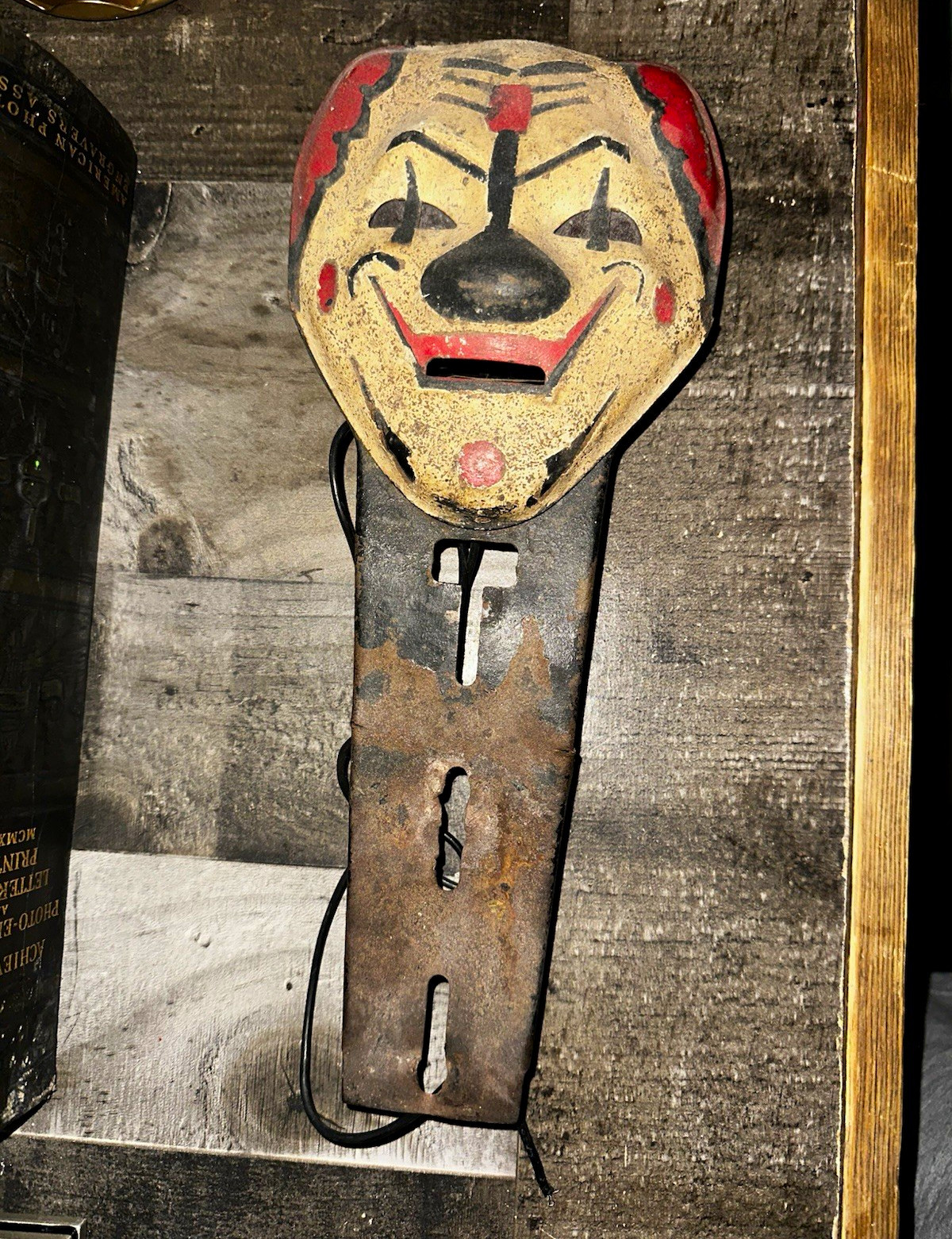 Original Vintage Fooey Face License Plate Topper – Lights Up & Tongue Sticks Out
