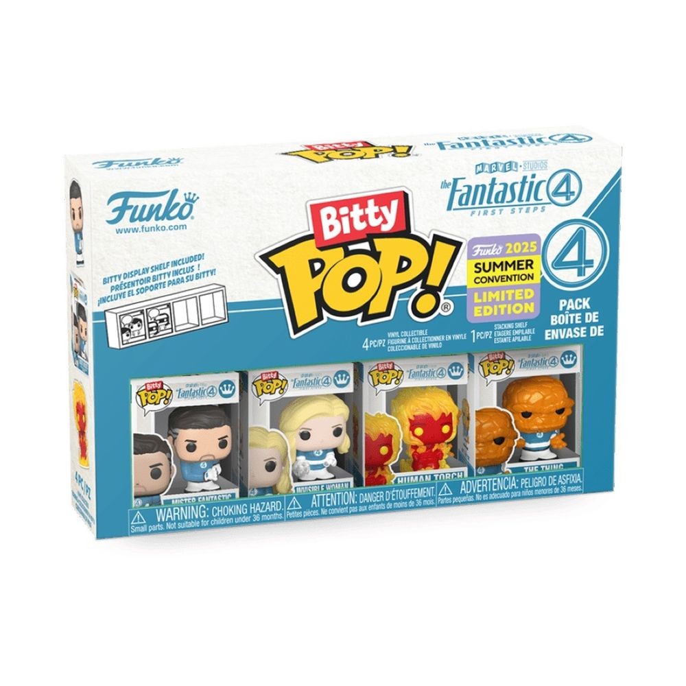 Fantastic Four (2025) - Bitty SDCC 2025 Exclusive Pop, 4 Pack