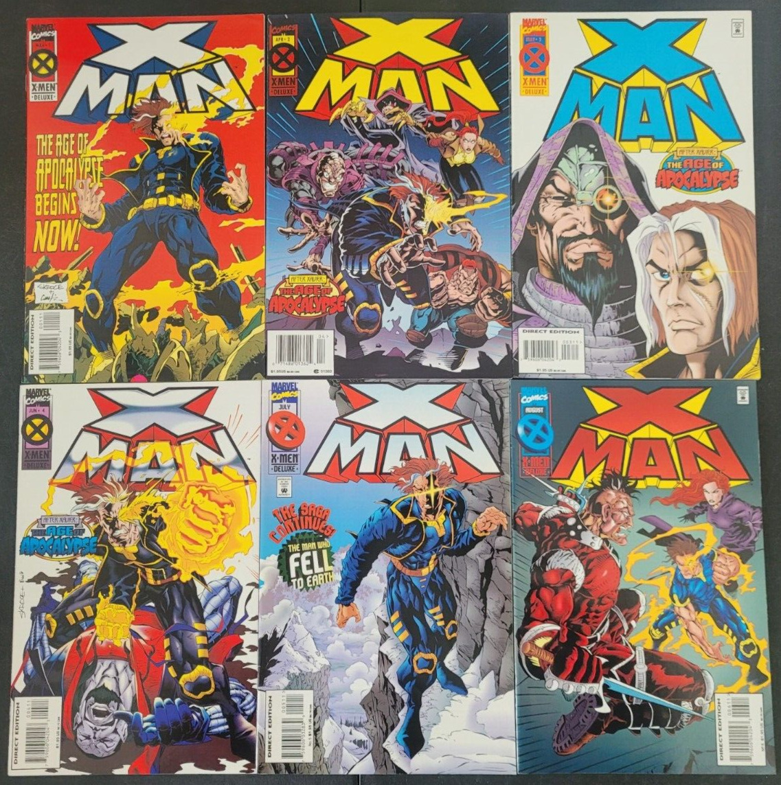 X-MAN #1-38 (1995) MARVEL FULL RUN 1ST APPEARANCE NATE GREY 1ST CAMEO ONSLAUGHT